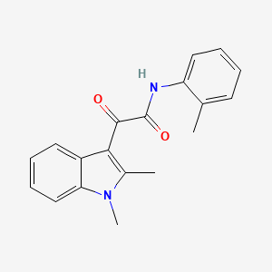 2-(1,2-dimethyl-1H-indol-3-yl)-2-oxo-N-(o-tolyl)acetamide