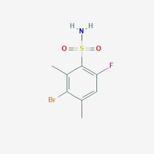 3-Bromo-6-fluoro-2,4-dimethylbenzenesulfonamide