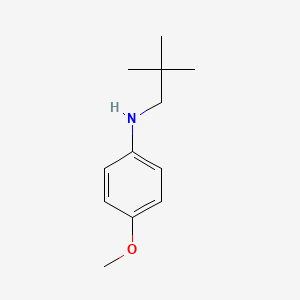 molecular formula C12H19NO B2993885 N-(2,2-dimethylpropyl)-4-methoxyaniline CAS No. 65570-14-1