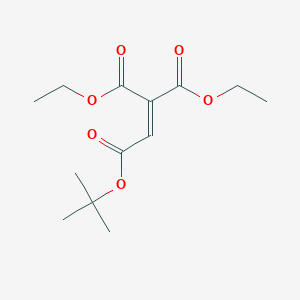 molecular formula C13H20O6 B2993956 2-tert-butyl 1,1-diethyl eth-1-ene-1,1,2-tricarboxylate CAS No. 188973-69-5