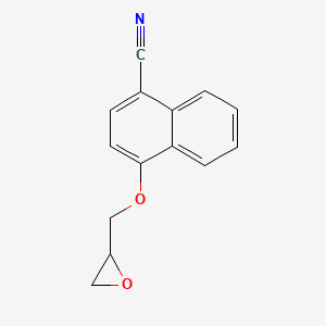 4-(Oxiran-2-ylmethoxy)naphthalene-1-carbonitrile