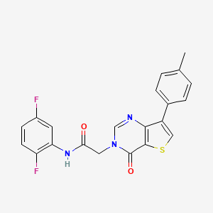 N-(2,5-difluorophenyl)-2-[7-(4-methylphenyl)-4-oxothieno[3,2-d]pyrimidin-3(4H)-yl]acetamide