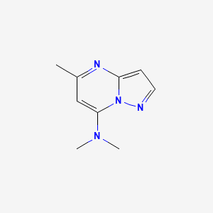 N,N-dimethyl-N-(5-methylpyrazolo[1,5-a]pyrimidin-7-yl)amine