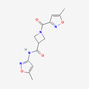 N-(5-methylisoxazol-3-yl)-1-(5-methylisoxazole-3-carbonyl)azetidine-3-carboxamide