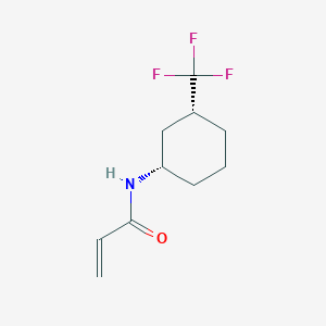 N-[(1S,3R)-3-(Trifluoromethyl)cyclohexyl]prop-2-enamide