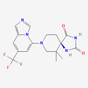 molecular formula C17H18F3N5O2 B2994047 IACS-8968 (R-enantiomer) CAS No. 2239305-67-8