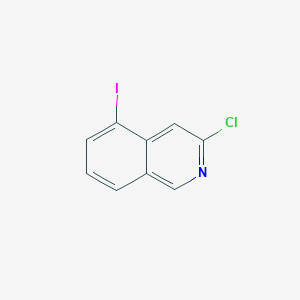 molecular formula C9H5ClIN B2994050 3-Chloro-5-iodo-isoquinoline CAS No. 1695831-18-5