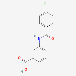 3-[(4-Chlorobenzoyl)amino]benzoic acid