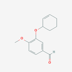 3-(2-Cyclohexenyloxy)-4-methoxybenzenecarbaldehyde