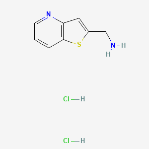 B2994150 Thieno[3,2-b]pyridin-2-ylmethanamine;dihydrochloride CAS No. 2361678-04-6