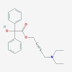 molecular formula C22H25NO3 B029942 alpha-Descyclohexyl-alpha-phenyl Oxybutynin CAS No. 14943-53-4
