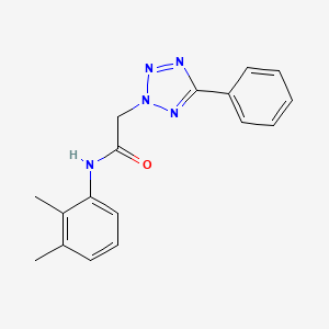 molecular formula C17H17N5O B2994260 N-(2,3-dimethylphenyl)-2-(5-phenyl-2H-tetrazol-2-yl)acetamide CAS No. 337503-39-6
