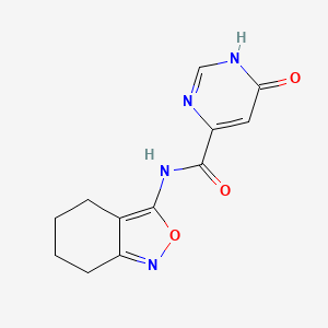 6-hydroxy-N-(4,5,6,7-tetrahydrobenzo[c]isoxazol-3-yl)pyrimidine-4-carboxamide