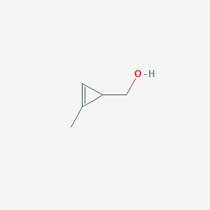 molecular formula C5H8O B2994328 (2-Methylcycloprop-2-en-1-yl)methanol CAS No. 1407593-23-0