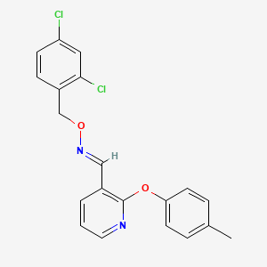 2-(4-methylphenoxy)nicotinaldehyde O-(2,4-dichlorobenzyl)oxime