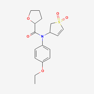 N-(1,1-dioxido-2,3-dihydrothiophen-3-yl)-N-(4-ethoxyphenyl)tetrahydrofuran-2-carboxamide