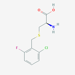 molecular formula C10H11ClFNO2S B2994389 S-(2-Chloro-6-fluorobenzyl)-L-Cysteine CAS No. 1241383-43-6