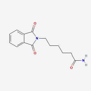 6-(1,3-dioxo-2,3-dihydro-1H-isoindol-2-yl)hexanamide