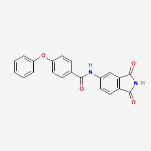 molecular formula C21H14N2O4 B2994402 N-(1,3-dioxoisoindolin-5-yl)-4-phenoxybenzamide CAS No. 683235-36-1