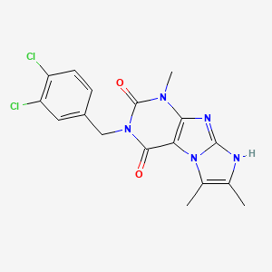 3-(3,4-dichlorobenzyl)-1,6,7-trimethyl-1H-imidazo[2,1-f]purine-2,4(3H,8H)-dione