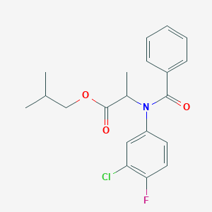 Isobutyl 2-(benzoyl-3-chloro-4-fluoroanilino)propanoate
