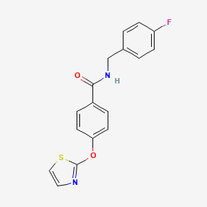 N-(4-fluorobenzyl)-4-(thiazol-2-yloxy)benzamide