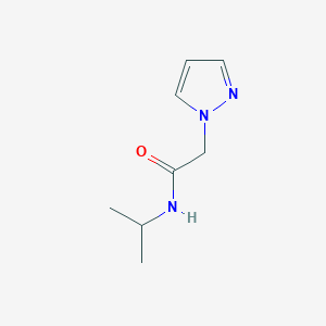 N-propan-2-yl-2-pyrazol-1-ylacetamide