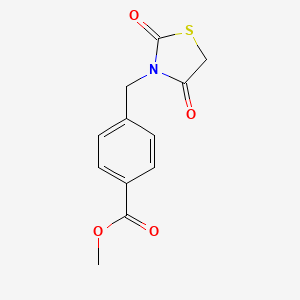 Methyl 4-[(2,4-dioxo-1,3-thiazolidin-3-yl)methyl]benzoate