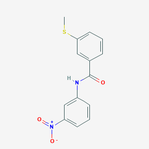 3-(methylthio)-N-(3-nitrophenyl)benzamide