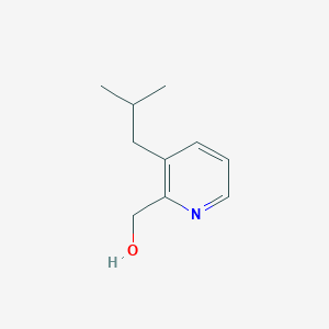 molecular formula C10H15NO B2994473 2-Pyridinemethanol, 3-(2-methylpropyl)- CAS No. 780800-88-6