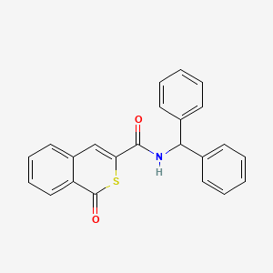 N-(diphenylmethyl)-1-oxo-1H-isothiochromene-3-carboxamide