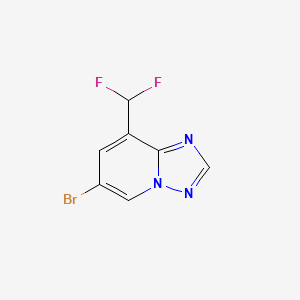 B2994565 6-Bromo-8-(difluoromethyl)-[1,2,4]triazolo[1,5-a]pyridine CAS No. 2248291-00-9