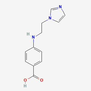 4-{[2-(1H-imidazol-1-yl)ethyl]amino}benzoic acid