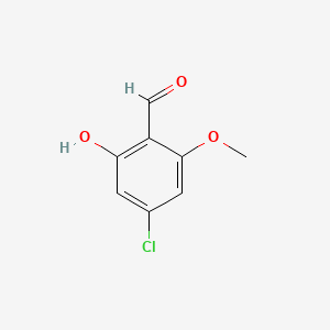 4-Chloro-2-hydroxy-6-methoxybenzaldehyde