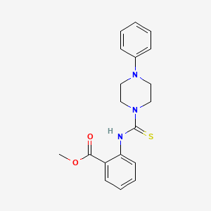 Methyl 2-{[(4-phenylpiperazin-1-yl)carbonothioyl]amino}benzoate