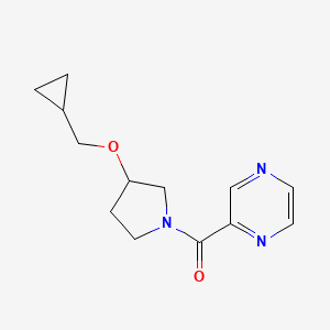 [3-(Cyclopropylmethoxy)-1-pyrrolidinyl](2-pyrazinyl)methanone
