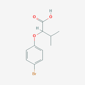 B2994647 2-(4-Bromophenoxy)-3-methylbutanoic acid CAS No. 63403-28-1