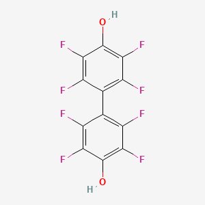 molecular formula C12H2F8O2 B2994683 Octafluoro-4,4'-biphenol CAS No. 2200-70-6