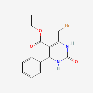 Ethyl 6-(bromomethyl)-2-oxo-4-phenyl-1,2,3,4-tetrahydropyrimidine-5-carboxylate