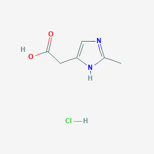 2-(2-methyl-1H-imidazol-4-yl)acetic acid hydrochloride