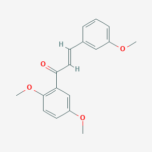 (2E)-1-(2,5-Dimethoxyphenyl)-3-(3-methoxyphenyl)prop-2-en-1-one