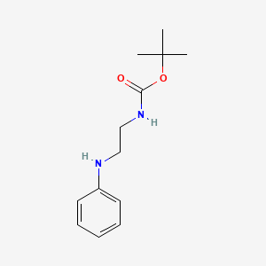 molecular formula C13H20N2O2 B2994788 tert-Butyl (2-(phenylamino)ethyl)carbamate CAS No. 121494-52-8