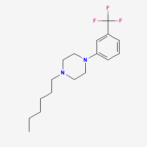 1-Hexyl-4-[3-(trifluoromethyl)phenyl]piperazine