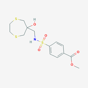 Methyl 4-[(6-hydroxy-1,4-dithiepan-6-yl)methylsulfamoyl]benzoate