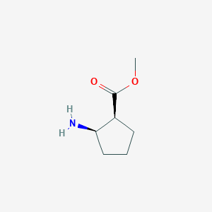 molecular formula C7H13NO2 B2994930 (1S,2R)-Methyl 2-aminocyclopentanecarboxylate CAS No. 362485-20-9