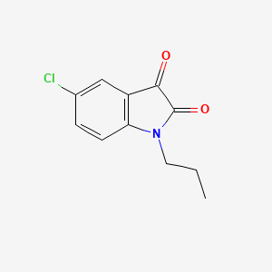 molecular formula C11H10ClNO2 B2994932 5-chloro-1-propyl-1H-indole-2,3-dione CAS No. 689759-69-1
