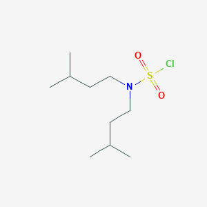 molecular formula C10H22ClNO2S B2994939 N,N-bis(3-methylbutyl)sulfamoyl chloride CAS No. 926230-32-2