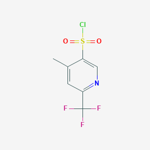 4-Methyl-6-(trifluoromethyl)pyridine-3-sulfonyl chloride