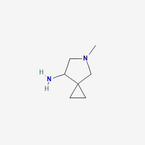 molecular formula C7H14N2 B2995092 5-Methyl-5-azaspiro[2.4]heptan-7-amine CAS No. 1368128-52-2
