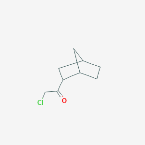 molecular formula C9H13ClO B2995117 1-{Bicyclo[2.2.1]heptan-2-yl}-2-chloroethan-1-one CAS No. 1559225-34-1